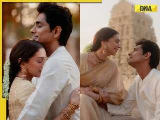 Siddharth, Aditi Rao Hydari share first photos from their traditional south Indian wedding: 'Mrs and Mr Adu-Siddhu'