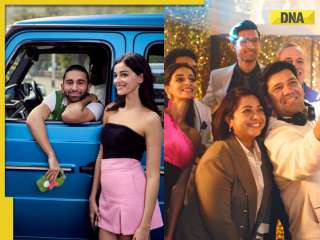 Ananya Panday poses with Orry, Faye D'Souza in BTS pics from Call Me Bae; Vir Das, Varun Sood also make appearance