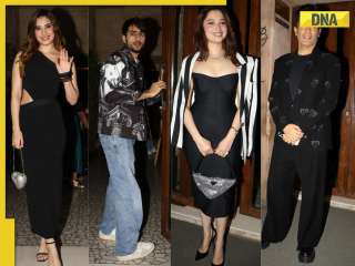 Rasha Thadani's 20th birthday bash: Tamannaah Bhatia, Ibrahim Ali Khan, Manish Malhotra and other celebs slayed in black