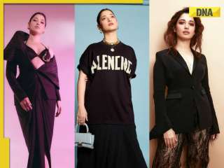 Tamannaah Bhatia makes a fashion statement in THESE 7 chic black outfits