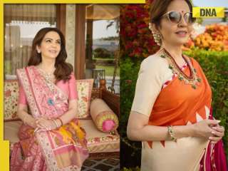 Nita Ambani's pink, orange and ivory mix saree at Vantara event is a tribute to...