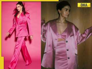 Alia Bhatt vs Deepika Padukone fashion face-off: Who pulled-off hot-pink blazer look better?