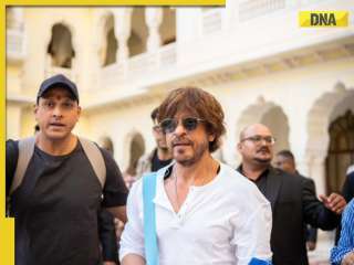 Shah Rukh Khan serves ‘Main Hoon Na’ vibes in at Mumbai airport, styles teddy bear jeans over a Hermès bag worth Rs 11 lakh