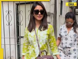Mrunal Thakur elevates ethnic elegance with a Miu Miu bag worth Rs 2.5 Lakh and green kurti which is a perfect Holi season look