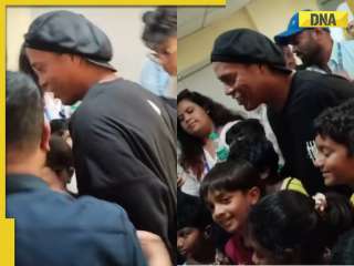 Ajith Kumar's son Aadvik enjoys fanboy moment with Ronaldinho in Chennai: Watch
