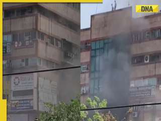 Massive fire breaks out at multi-storey building in Noida Sector 18