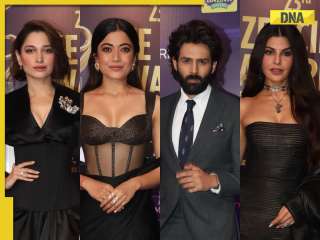 In pics: Kartik Aaryan, Rashmika Mandanna, Tamannaah Bhatia, Rasha Thadani, Jacqueline Fernandez, Bobby Deol, Vikrant Massey, Shanaya Kapoor, Tiger Shroff at Zee Cine Awards 2025