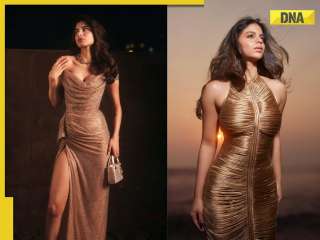 Suhana Khan vs Khushi Kapoor: Who nailed the golden goddess look better?