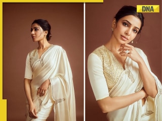 Samantha Ruth Prabhu shines with simplicity in beautiful Raw Mango ivory saree, worth Rs…