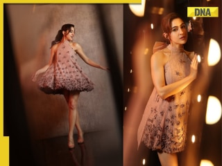 Sara Ali Khan channels her inner barbie in embellished pink balloon dress during Metro…In Dino promotions 