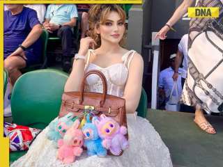 Urvashi Rautela turns heads at Wimbledon 2025 with her Labubu dolls, see pics