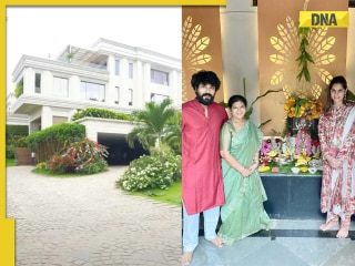 In Pics: Ram Charan, Upasana Konidela's Hyderabad bungalow with royal interiors, lavish outdoors, in-house temple, wellness spaces, more
