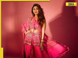 Shilpa Shetty exudes elegance in vibrant pink indo-western look; SEE PICS