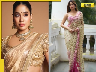 Janhvi Kapoor’s saree fashion steals the show ahead of Param Sundari release