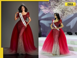 India’s Manika Vishwakarma shines at Miss Universe 2025, turns heads in ruby red gown; SEE PICS