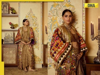 Mom-to-be Sonam Kapoor sets new maternity fashion trend, flaunts baby bump in Handcrafted outfit; see pics