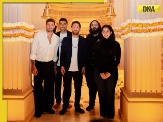 Lionel Messi visits Vantara in Jamnagar, offers prayers with Anant Ambani, Radhika Merchant, poses with lion; SEE PICS
