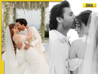Nupur Sanon-Stebin Ben finally say ‘I do’ in dreamy setting, look at couple's fairytale white wedding pics