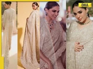 Maryam Nawaz’s daughter, Mahnoor Safdar, turns heads in Deepika Padukone-inspired silver saree at brother Junaid Safdar’s Lahore reception