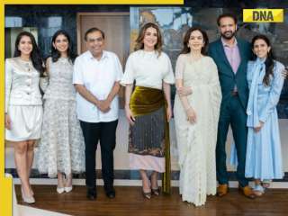 Mukesh Ambani, Nita Ambani, Isha Ambani, Shloka Mehta and Radhika Merchant shine while hosting Queen Rania of Jordan in Mumbai; See viral pics
