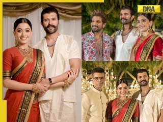 Rashmika Mandanna, Vijay Deverakonda reception: Allu Arjun, Karan Johar, Kriti Sanon, Ram Charan, Mrunal Thakur, Sreeleela attend grand celebration