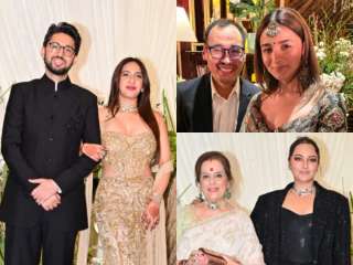 In Pics: Alia Bhatt, Bobby Deol, Sonakshi Sinha, Boney Kapoor, Neena Gupta at Akansha Ranjan-Sharan Sharma's reception