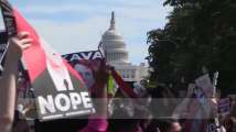 Thousands march against Brett Kavanaugh in Washington DC