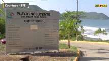 Mexico welcomes disabled people in inclusive beach 