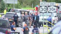New York: Limousine carrying wedding party collide with another vehicl...