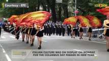 Italian culture parade fills up New York streets on Columbus Day