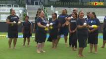 The Indian women's cricket team got a traditional welcome in New Zeala...