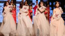 Viral Video: Yami Gautam narrowly escapes a tumble at the Lakme Fashio...