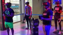 Wriddhiman Saha enjoys virtual reality game with Mohammad Shami, Risha...