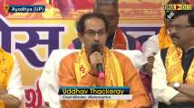 Uddhav Thackeray offers Rs 1 crore for construction of Ram temple in Ayodhy...