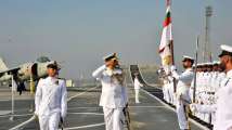 Indian Navy in Kolkata continues to keep its guard up during coronavir...