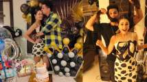 In pics: Yuvika Chaudhary organizes surprise birthday for Prince Narula