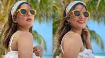 Hina Khan's glamourous bikini photo from her Maldives vacay sets inter...