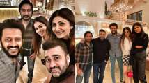 Inside pics: Shilpa Shetty invites Riteish Deshmukh, Genelia D'Souza t...