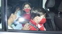 Photos: Karan Johar's kids Roohi, Yash arrive at Rani Mukerji's d...