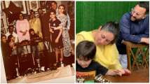 Inside Photos: Taimur Ali Khan cuts 'horseshoe' birthday cake; Ka...