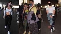 Airport diaries: Aamir Khan snapped with Kiran Rao, Azad and Imran Khan; Di...