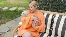 Emma Roberts shares first photo with her baby boy Rhodes