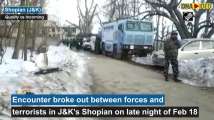 Encounter breaks out between terrorists and security forces in Shopian; 3 L...
