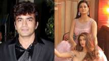 Shweta Tiwari's ex-husband Raja Chaudhary meets daughter Palak Ti...