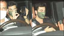 In Pics: Ranbir Kapoor steps out for first time after testing COVID-19 nega...