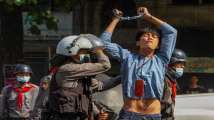 Myanmar crisis: Security forces kill 13 protesters, attack town that r...