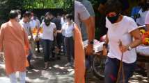 Raj Kaushal dies: Grief-stricken, inconsolable Mandira Bedi heads for...