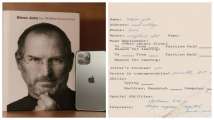 Apple co-founder Steve Jobs' only job application auctioned for whoppi...