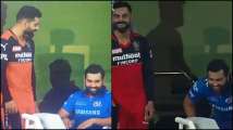 IPL 2021: After Ishan Kishan, RCB skipper Virat Kohli checks on Rohit...