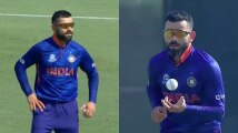 Watch: Virat Kohli bowls medium pace against Australia in warm-up matc...